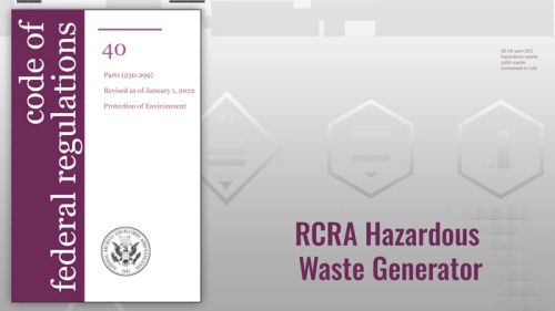 RCRA Hazardous Waste Generator