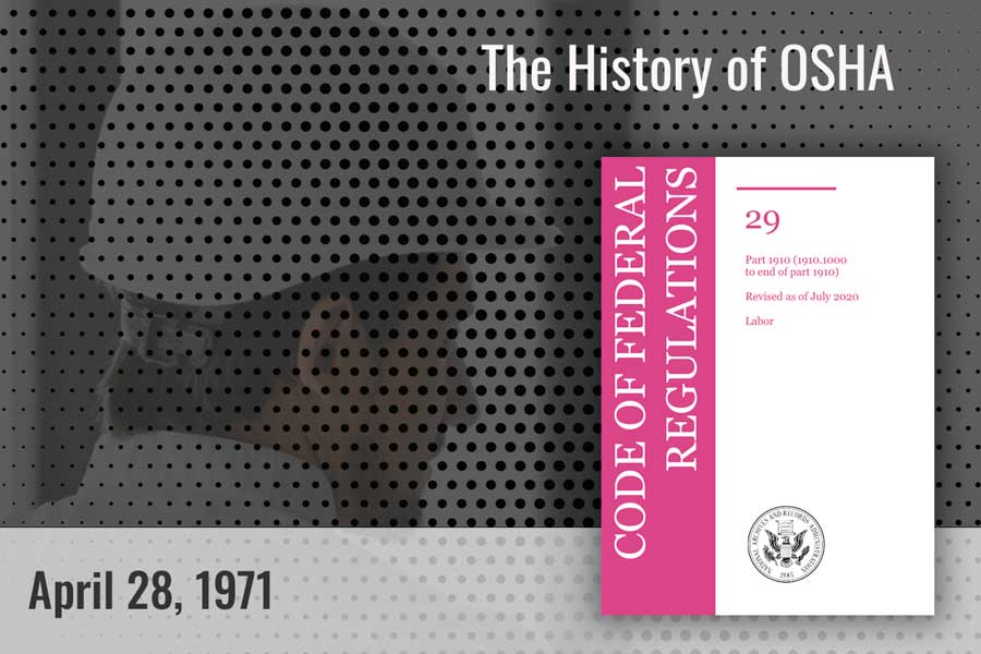OSHA history and federal regulations overview