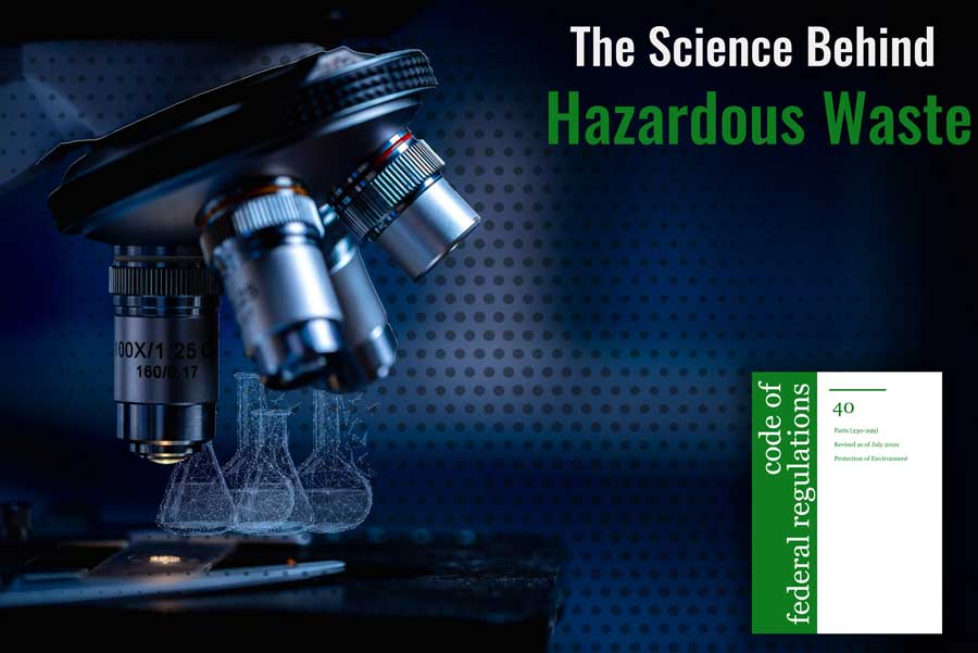 Microscope analyzing rcra hazardous waste regulations