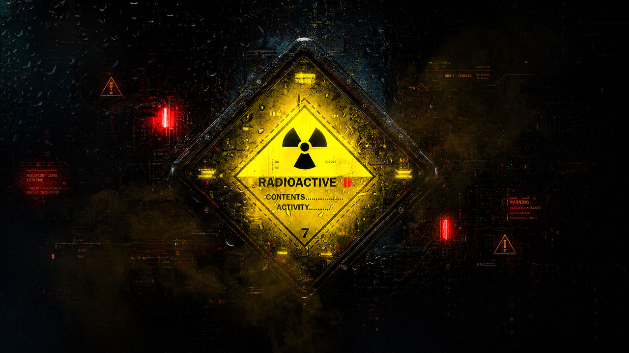 Radioactive Placard in 3D